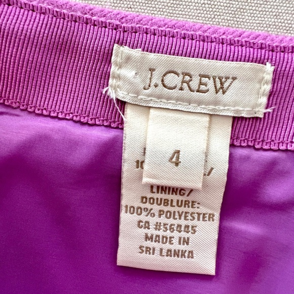 J.CREW No. 2 Pencil Skirt in Lilac Double-Serge Wool - 4 - Picture 4 of 9